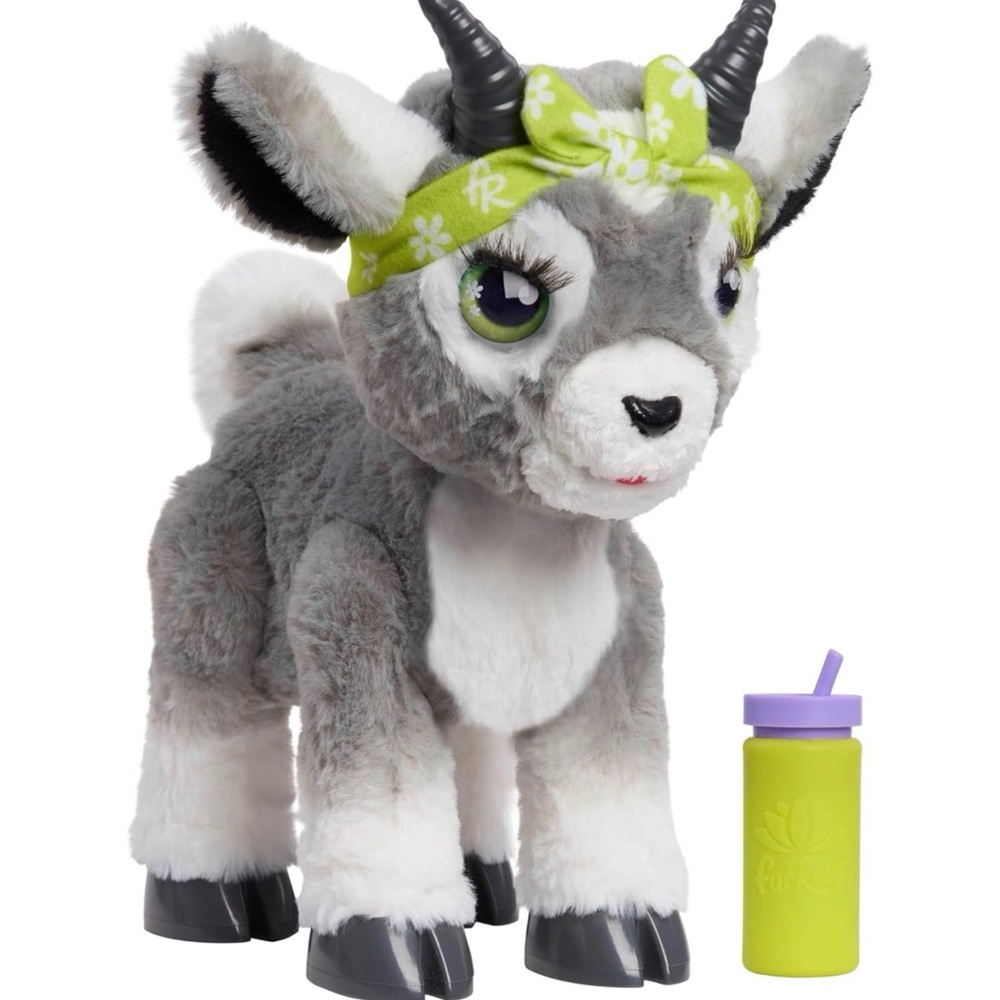 Fur real yoga goat